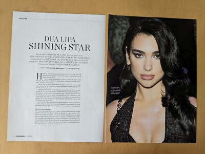 DUA LIPA Great Danish Clippings Article U877