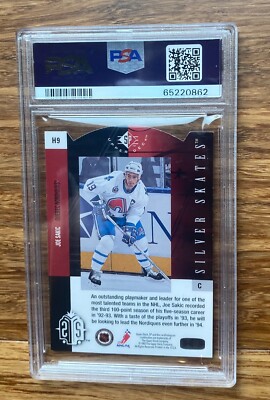 Joe Sakic 1993 UD Silver Skates #H9 PSA 8 RARE!! | eBay
