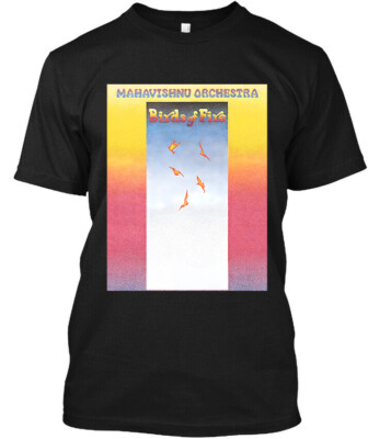 NEW Mahavishnu Orchestra Birds of Fire American Music Group Logo T-Shirt