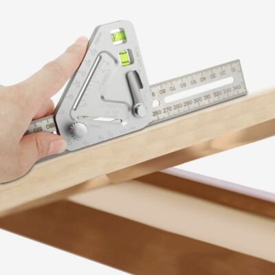 Multi Angle Ruler Universal Carpenter tool Spirit Level Combination Square Gauge