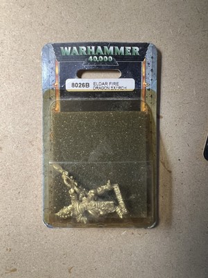 Warhammer 40K Metal Eldar Fire Dragon Exarch, Sealed