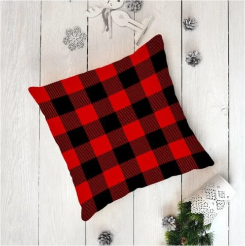 Plaid Bedroom Synthetic Home Décor Pillows