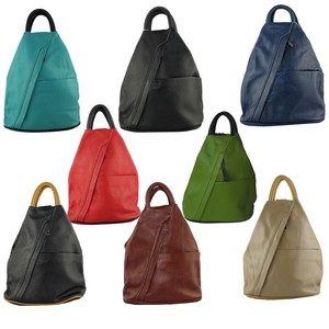 leather rucksack handbag