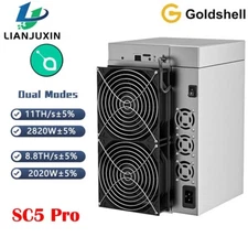 Goldshell SC5 Pro Siacoin Miner Dual Modes 11T 2820W or 8.8T 2020W New Released