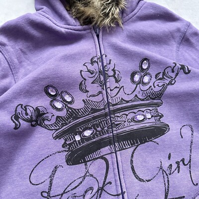 Cute LGB If Six Was Nine Hysteric Glamour Style Faux Fur Zip