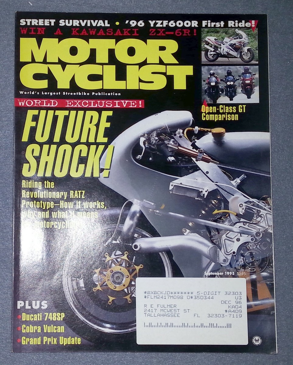 ベイビー Motor Cyclist Magazine - September 1995 Future Shock | eBay