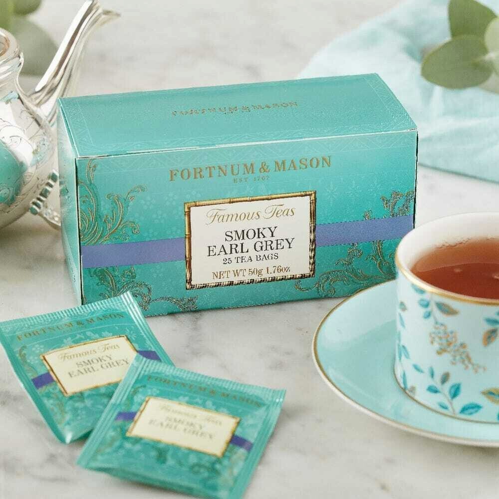 Fortnum and Mason SMOKY Earl Grey, 50 Tea Bags - EXP 5/27 | eBay