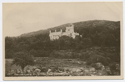 Baron's Craig Rockcliffe Dumfries & Galloway Vintage RP Postkarte K1
