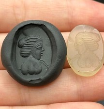 Unique Genuine Ancient Roman Carnelian Stone Intaglio Seal Circa 1st Century AD