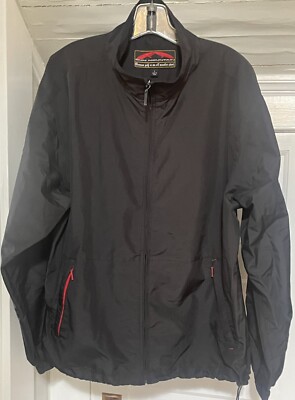 Sun Mountain Men s Black Vented Windbreaker Rain Jacket Large L
