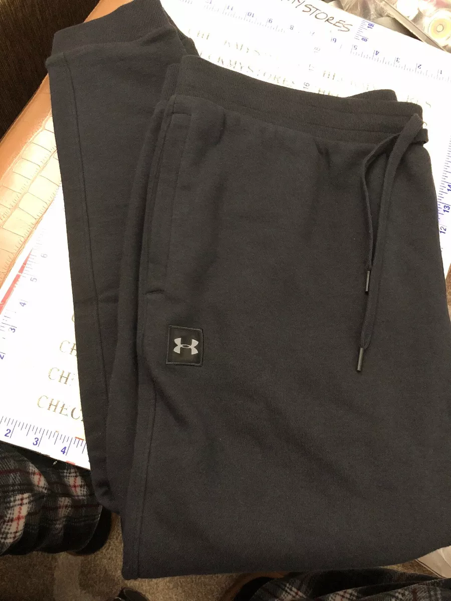 Under Armour UA Rival Fleece Pants Men's Gray Size 1320740 020