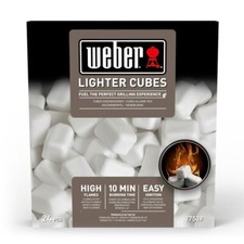NEW SEALED 3 PACKS WEBBER Weber BARBQUE Lighter Cubes