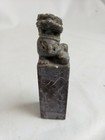 Nice old chinese carved stone seal with foo dog — photo 1