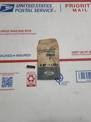 NOS FORD SPRING, GEAR SHIFTER SHAFT LOCK FOMOCO # A8T-7234-A
