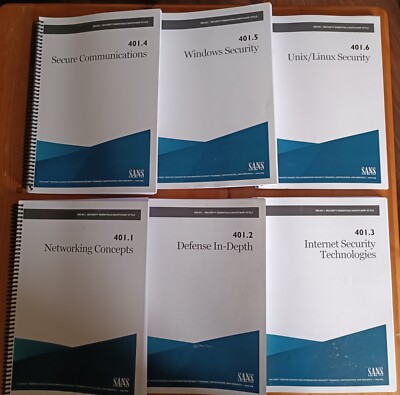 SANS SEC401 SEC 401 Security Essentials Bootcamp 2016 Kursbücher