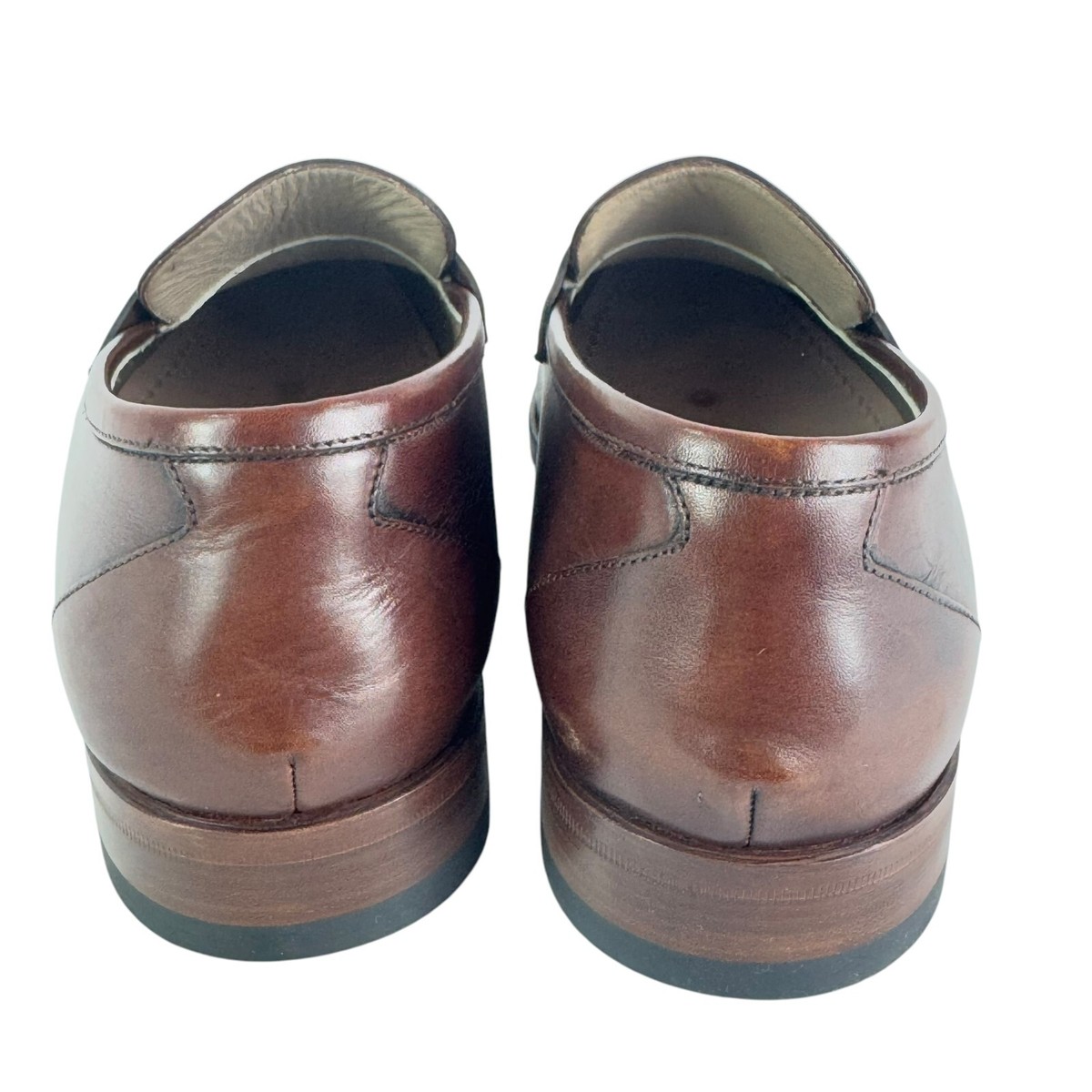 MANOLO BLAHNIK Brown Leather Men display picture 2