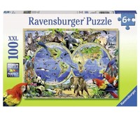 Tierisch Um Die Welt * Animals - Ravensburger Puzzle 10540 - 100 Xxl Teile Pcs.