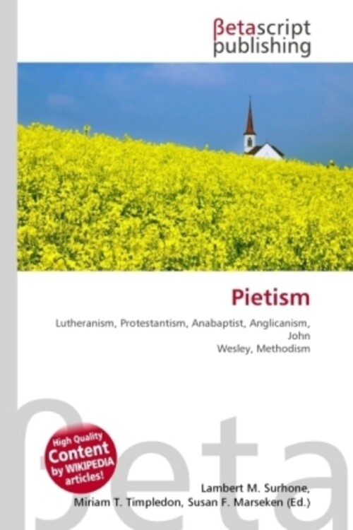Lambert M. Surhone (u. A.) | Pietism | Taschenbuch | Englisch