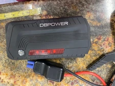 DBPOWER G09D Portable Car Jump Starter with Jumper Clamps, Charger and Case
