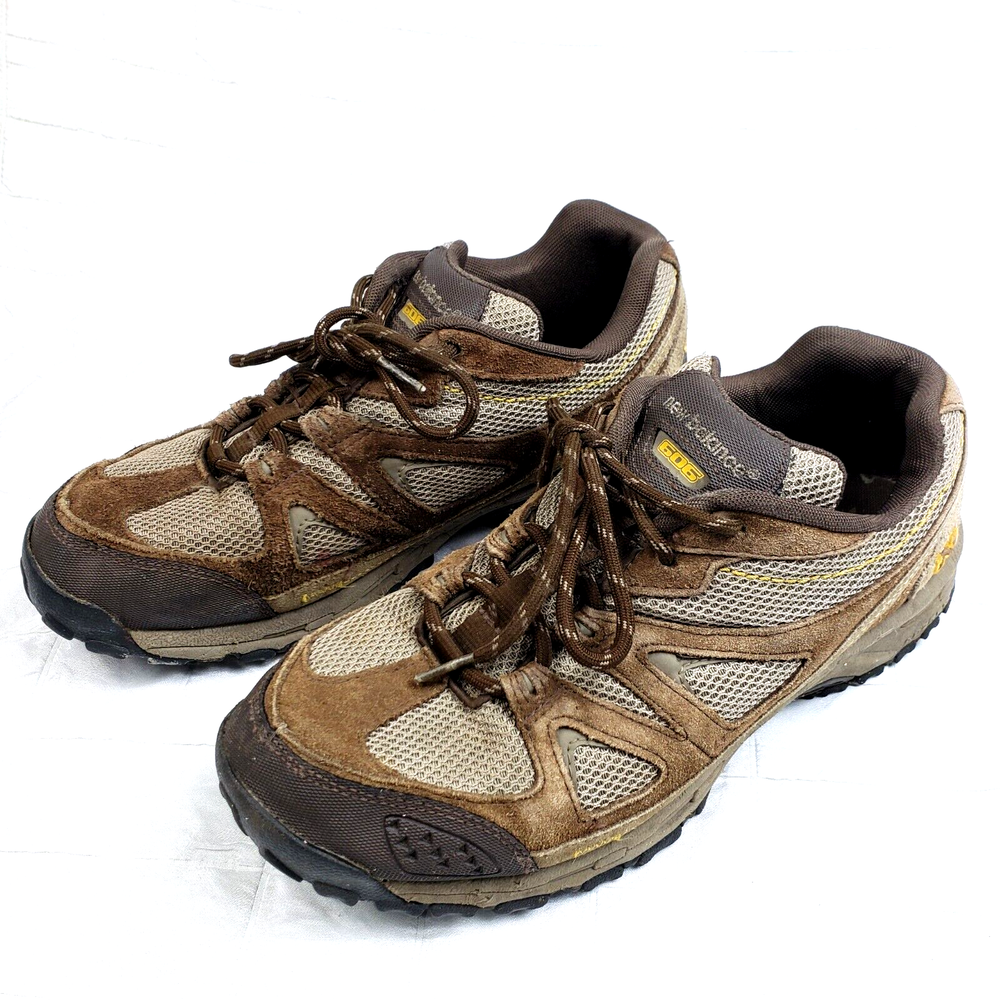 New Balance 606 Mens Sz 10.5 D Trail Hiking Sneaker Shoe Brown Suede Mesh LowTop