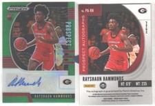 2020 Prizm Draft Picks Prospect Autographs Rayshaun Hammonds #PA-RH Green Prizm 