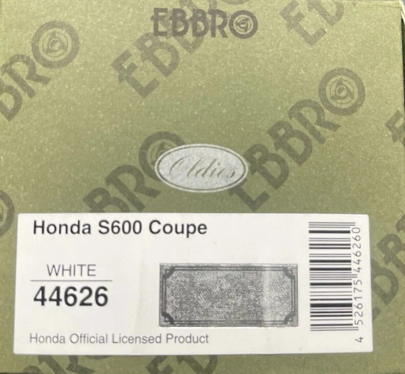 Honda S600 cupé blanco Ebbro 1/43 #44626 Foto 4 de 4