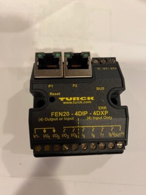 Turck Multi-protocol I/O block 4 in, 4 out FEN20-4DIP-4DXP F6931090 