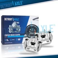 Rear Left and Right Disc Brake Calipers w/ Bracket for Nissan Sentra Juke Tiida