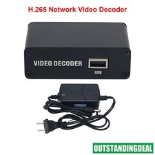 H.265 Decoder Video di Rete RTMP HD 1080P Decoder IPTV con Decodifica USB- #