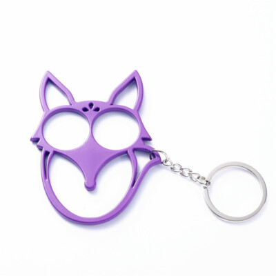Creative Multi-function Fox Keychain Fashion Tool Keyring Bag Pendant Ornaments