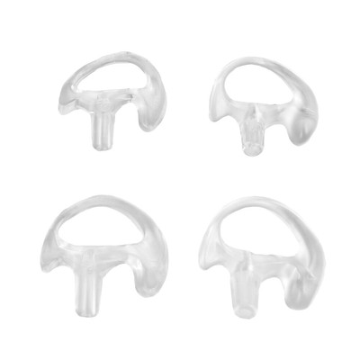 2 Pairs Silicone Ear Plugs Waterproof Coil Tube Earbud Replacement Earpiece