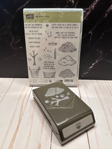 Stampin' Up! - Sprinkles of Life - Photopolymer Stamp Set AND Punch ...