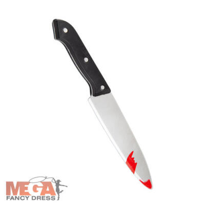 Bloody Metzger Spielzeug Messer Halloween Kostüm Horror blutig Kostüm Zubehör Neu