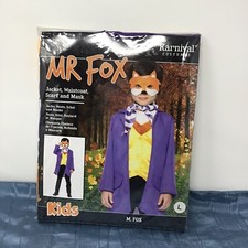 Kids Karnival Mr Fox Halloween Costume Size Large For 7-8 Years FREE SHIPPING