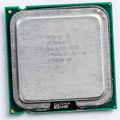 Intel Celeron D 360 SL9KK 3.46GHz LGA775 Retro Processor 65nm Low TDP 65W