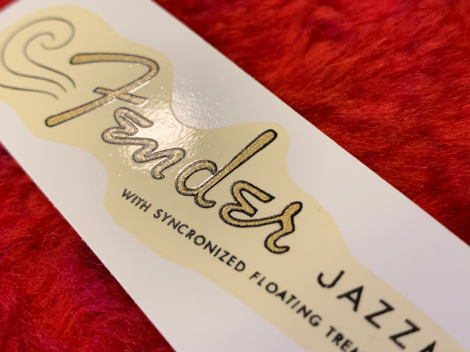 Fender Jazzmaster Spaghetti Logo Pre CBS Decal Ephemera eBay