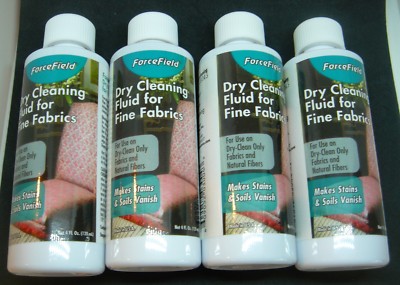 FORCEFIELD BEST DRY CLEANING FLUID FOR FINE FABRICS, 4oz.FREE FAST SHIPPING 