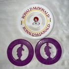 VINTAGE 1980's MCDONALDS RONALD MCDONALD FRISBEE POCKET FLYER - bundle of 3 — photo 10