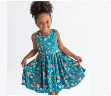 Mermaid Dream Sleeveless- Twirl Dress- Charlie's Project-12-24M  FINAL Sale