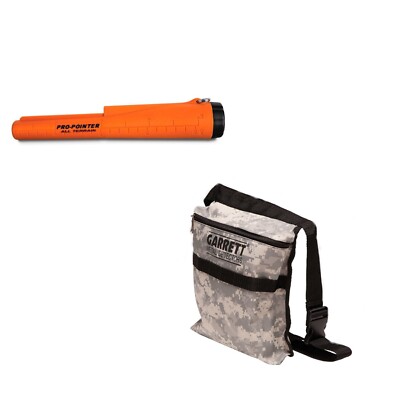 Handmetaldetektor Garrett ProPointer AT mit Umhänge-Fundtasche