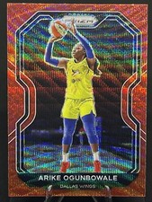 ARIKE OGUNBOWALE 2021 Panini WNBA Prizm RED WAVE PRIZM #79 Dallas Wings
