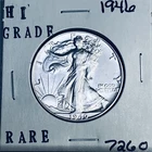 1946 LIBERTY WALKING SILVER HALF DOLLAR HI GRADE U.S. MINT RARE COIN 7260