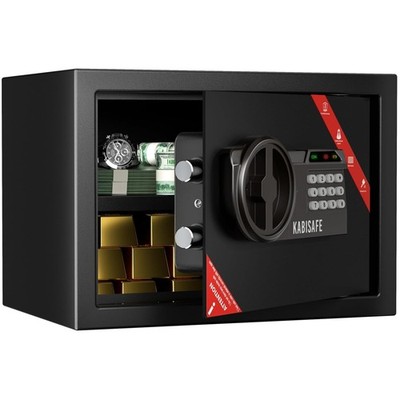 Safe Tresor für Zuhause, Möbeltresor mit Zahlenschloss und Alarmanlage, Digit...
