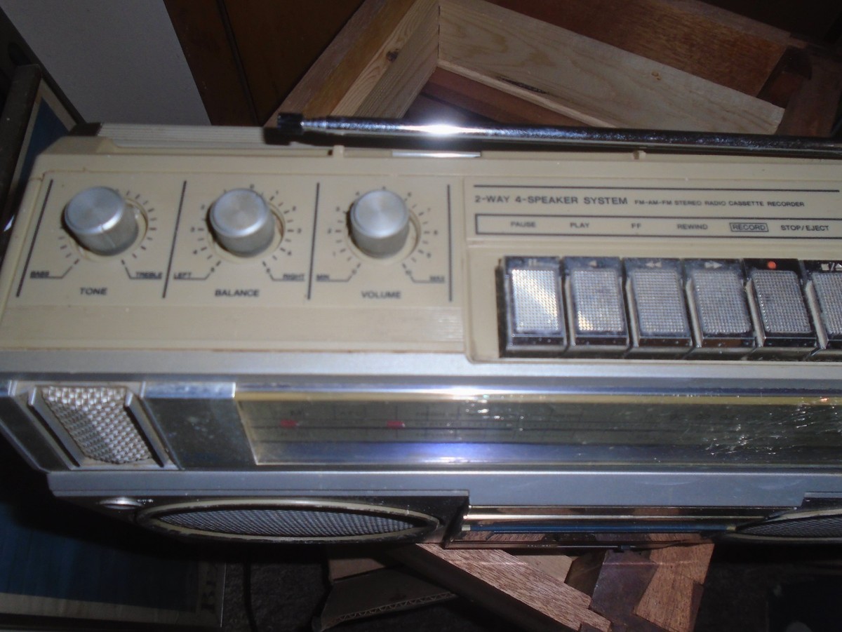Vintage Panasonic Rx-5015 Stereo Cassette Boombox Ghetto Blaster