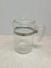 Vintage  1940 Pyrex Flameware Stove Top Percolator 6 cup 7826-B, 78-c Lid