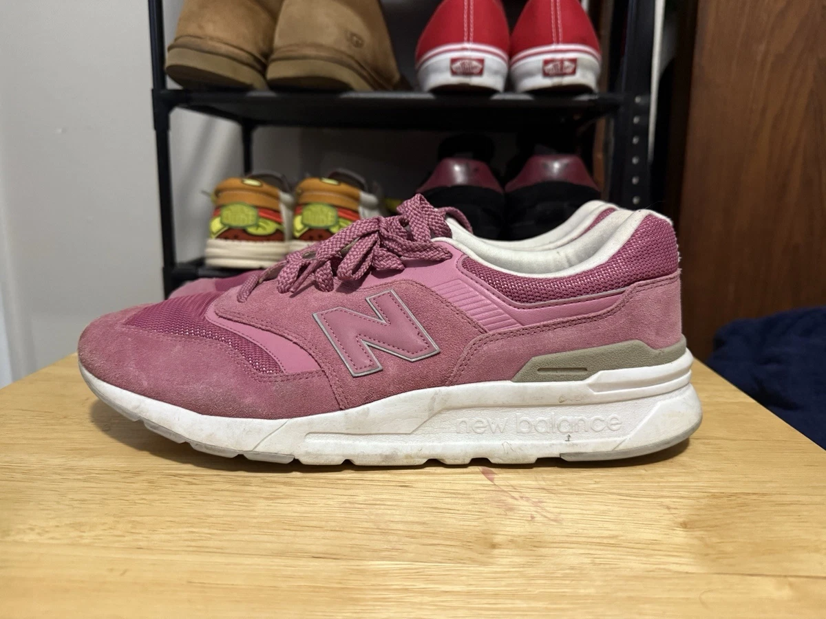 Rare New Balance 997H Mineral Rose Pink Leather Sneakers Shoes Womens Size 11.5 New Balance 997H Mineral Rose for Sale | Authenticity  main image 3