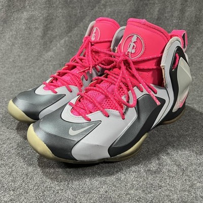 Nike Lil Penny Posite Men's Size 7.5 - Wolf Grey/Hyper Pink - 630999-001