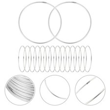 35 Pcs Metal Hoops for Dream Catcher Macrame Floral Wreath Crafts Supplies