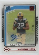 2024 Panini Clearly Donruss Rated Rookie Stars 6/49 Marshawn Lloyd #78 Auto 0m89