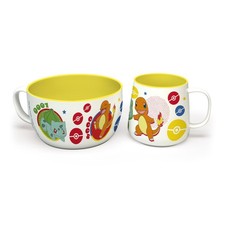 POKEMON - Breakfast Set Mug + Bowl - Pikachu & Kanto Starters